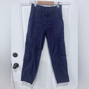 Anthropologie Women’s Deep Blue/Purple Utility Pants